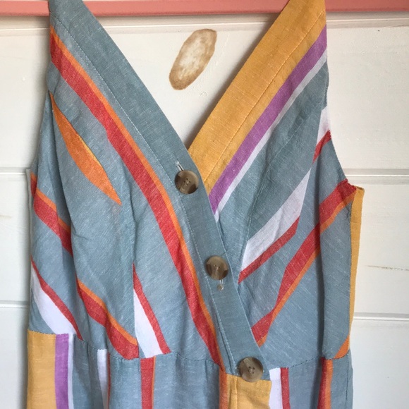 sandy & sid Dresses & Skirts - Sandy & Sid Striped Cotton Summer Dress